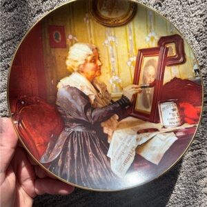 Norman Rockwell Decorative China Plate 1988 “Grandma’s Love”